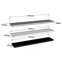 Loftscape Wandregal Breeze Düne (3er-Set) - Eiche Dekor -Wohnzimmermöbel boutique en ligne 1000333659 220302 500 SKETCH DETAILS P000000001000333659 sketch