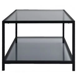 Loftscape Couchtisch Birdsville - Glas / Metall - Rauchgrau -Wohnzimmermöbel boutique en ligne 1000333678 220302 030 DETAILS P000000001000333678