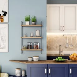 Red Living Wandregal Papasan - Metall - Kiefer Dekor / Schwarz 10 Red Living Wandregal Papasan - Metall - Kiefer Dekor / Schwarz -Wohnzimmermöbel boutique en ligne 1000333685 220302 023 MOOD DETAILS P000000001000333685 mood