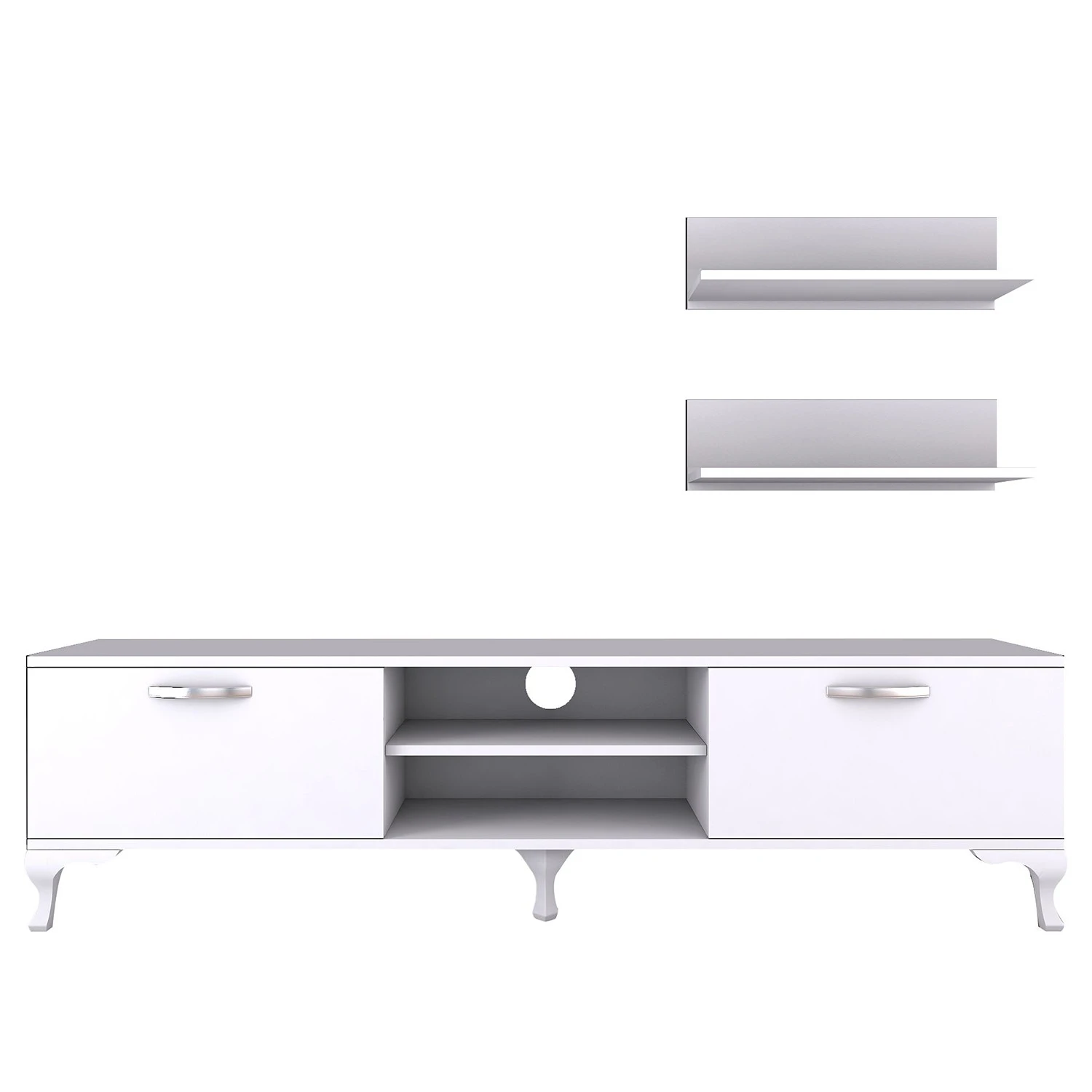 Loftscape Wohnkombination Toivo (3-teilig) - Weiß 7 Loftscape Wohnkombination Toivo (3-teilig) - Weiß – Bild 7