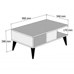 Red Living Couchtisch Korfu - Walnuss Dekor -Wohnzimmermöbel boutique en ligne 1000333729 220302 500 SKETCH DETAILS P000000001000333729 sketch