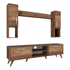 Red Living Wohnkombination Rangun II (4-teilig) - Walnuss Dekor 16 Red Living Wohnkombination Rangun II (4-teilig) - Walnuss Dekor -Wohnzimmermöbel boutique en ligne 1000333730 220302 031 DETAILS P000000001000333730