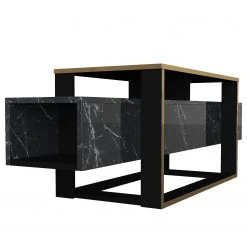 Loftscape TV-Lowboard Board Luca - Marmor Schwarz Dekor / Gold -Wohnzimmermöbel boutique en ligne 1000333731 220302 031 DETAILS P000000001000333731