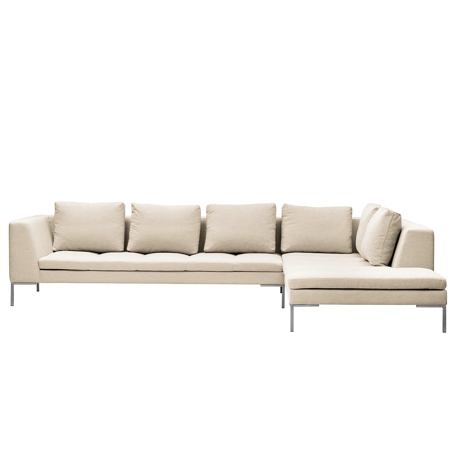 Studio Copenhagen Ecksofa Madison I - Webstoff Saia: Beige - Breite: 319 cm - Ottomane davorstehend rechts 2 Studio Copenhagen Ecksofa Madison I - Webstoff Saia: Beige - Breite: 319 cm - Ottomane davorstehend rechts – Bild 2