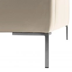 Studio Copenhagen Ecksofa Madison I - Echtleder Neka: Hellgrau - Breite: 319 cm - Ottomane davorstehend links -Wohnzimmermöbel boutique en ligne 1000333898 220301 110 DETAILS P000000001000333898