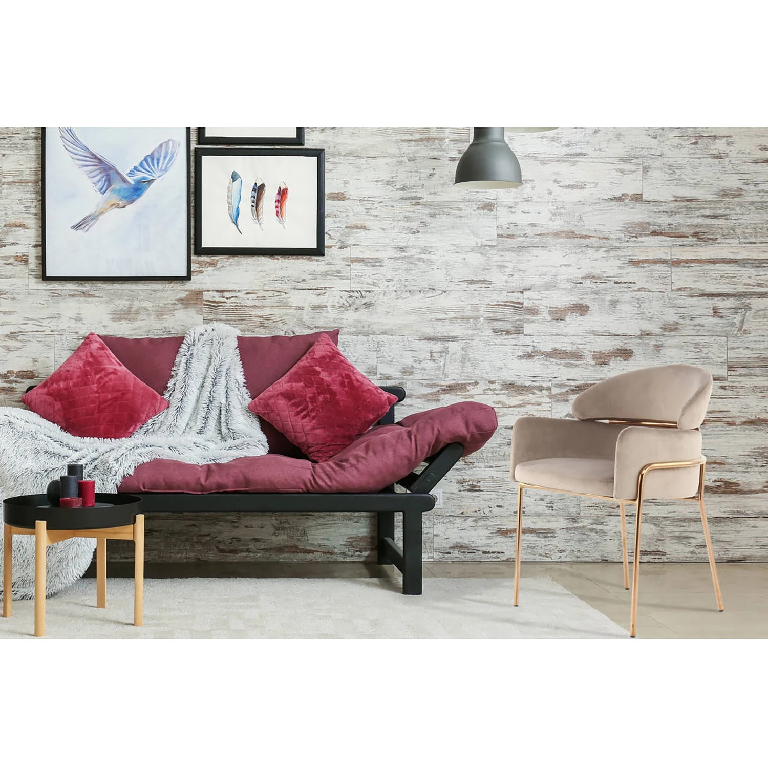 INSTYLE by Kayoom Armlehnenstuhl Elva - Taupe / Gold 3 INSTYLE by Kayoom Armlehnenstuhl Elva - Taupe / Gold – Bild 3