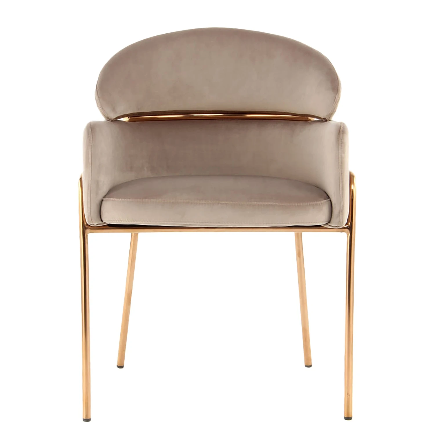 INSTYLE by Kayoom Armlehnenstuhl Elva - Taupe / Gold 4 INSTYLE by Kayoom Armlehnenstuhl Elva - Taupe / Gold – Bild 4