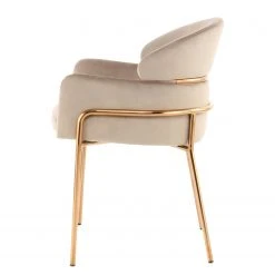 INSTYLE by Kayoom Armlehnenstuhl Elva - Taupe / Gold 14 INSTYLE by Kayoom Armlehnenstuhl Elva - Taupe / Gold -Wohnzimmermöbel boutique en ligne 1000335713 220223 031 DETAILS P000000001000335713