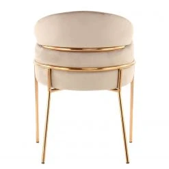 INSTYLE by Kayoom Armlehnenstuhl Elva - Taupe / Gold 13 INSTYLE by Kayoom Armlehnenstuhl Elva - Taupe / Gold -Wohnzimmermöbel boutique en ligne 1000335713 220223 032 DETAILS P000000001000335713