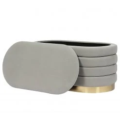 INSTYLE by Kayoom Polsterbank Aiden - Grau -Wohnzimmermöbel boutique en ligne 1000335747 220223 030 DETAILS P000000001000335747