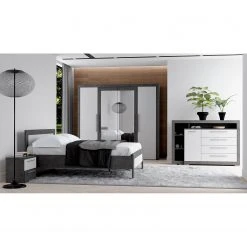 Loftscape Kommode Grünwald - Hochglanz Weiß / Anthrazit -Wohnzimmermöbel boutique en ligne 1000335798 220223 020 MOOD DETAILS P000000001000335798 mood