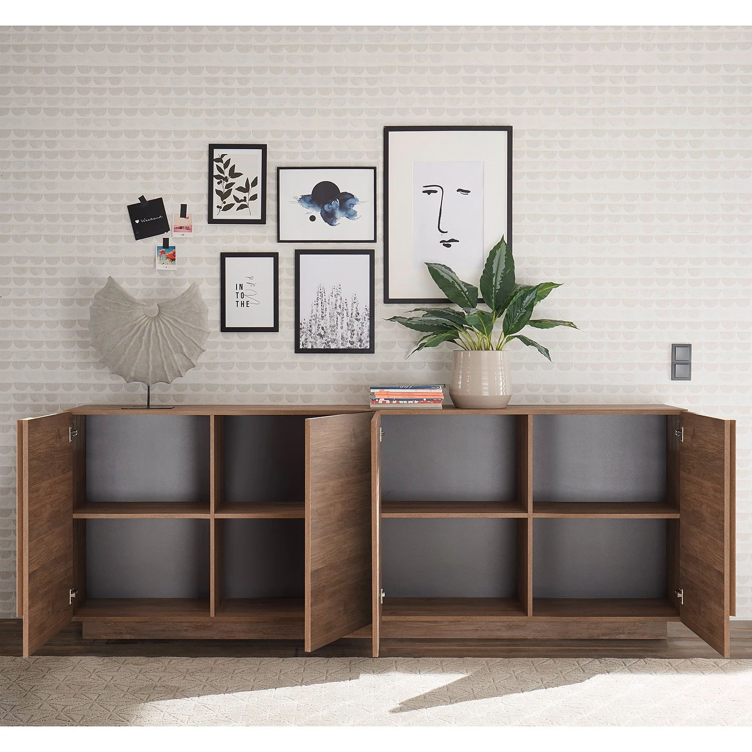 LC Spa Sideboard Jupiter V - Kirschbaum Dekor 2 LC Spa Sideboard Jupiter V - Kirschbaum Dekor – Bild 2
