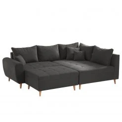 Mørteens Ecksofa Capstone - Samt Rosor: Basalt - Ottomane davorstehend rechts - Mit Hocker -Wohnzimmermöbel boutique en ligne 1000336712 220301 060 DETAILS P000000001000336712
