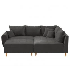 Mørteens Ecksofa Capstone - Samt Rosor: Basalt - Ottomane davorstehend rechts - Mit Hocker -Wohnzimmermöbel boutique en ligne 1000336712 220301 080 DETAILS P000000001000336712