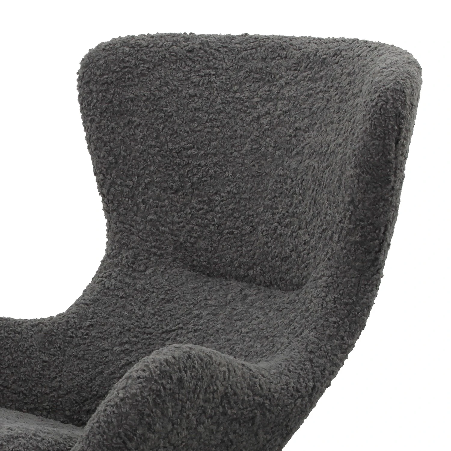 Naturoo Schaukelstuhl Narbonne - Teddyfell - Grau 8 Naturoo Schaukelstuhl Narbonne - Teddyfell - Grau – Bild 8