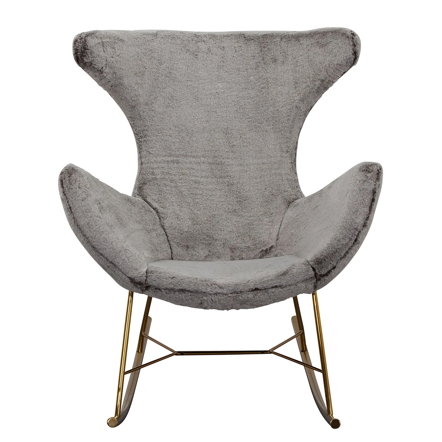 Naturoo Schaukelstuhl Nürnberg - Teddyfell - Lichtgrau 3 Naturoo Schaukelstuhl Nürnberg - Teddyfell - Lichtgrau – Bild 3