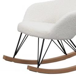 Naturoo Schaukelstuhl Newman - Teddyfell - Weiß -Wohnzimmermöbel boutique en ligne 1000339498 220329 080 DETAILS P000000001000339498