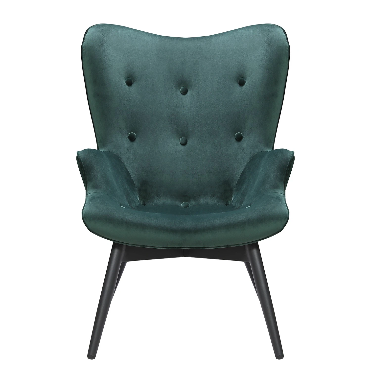 Norrwood Sessel Pattani II - Samt - Petrol 3 Norrwood Sessel Pattani II - Samt - Petrol – Bild 3