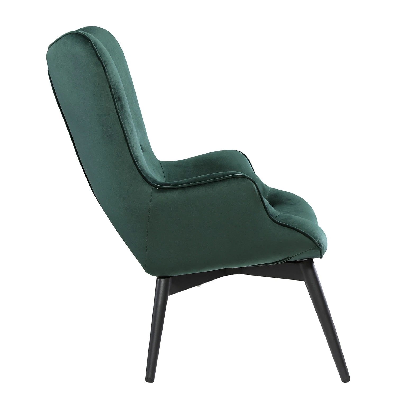 Norrwood Sessel Pattani II - Samt - Petrol 4 Norrwood Sessel Pattani II - Samt - Petrol – Bild 4