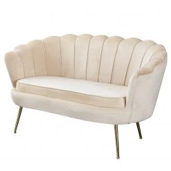 Norrwood Sofa Ralemo (2,5-Sitzer) - Samt - Creme