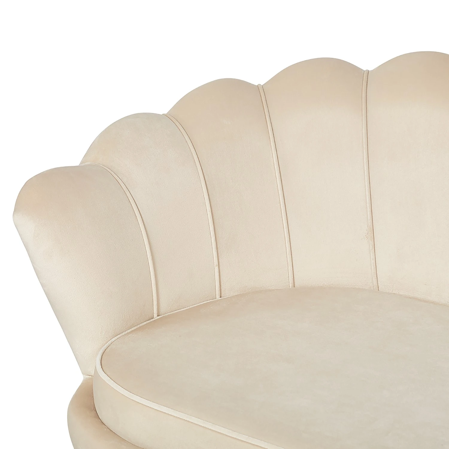 Norrwood Sofa Ralemo (3-Sitzer) - Samt - Creme 6 Norrwood Sofa Ralemo (3-Sitzer) - Samt - Creme – Bild 6