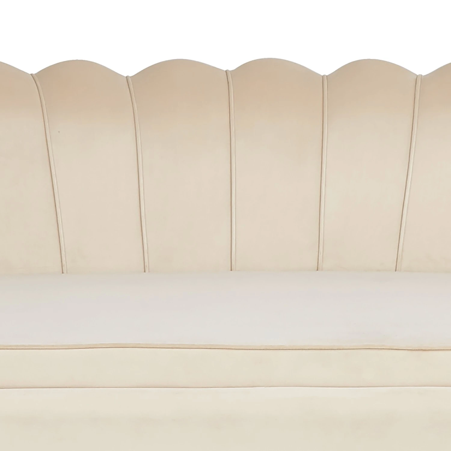 Norrwood Sofa Ralemo (3-Sitzer) - Samt - Creme 7 Norrwood Sofa Ralemo (3-Sitzer) - Samt - Creme – Bild 7