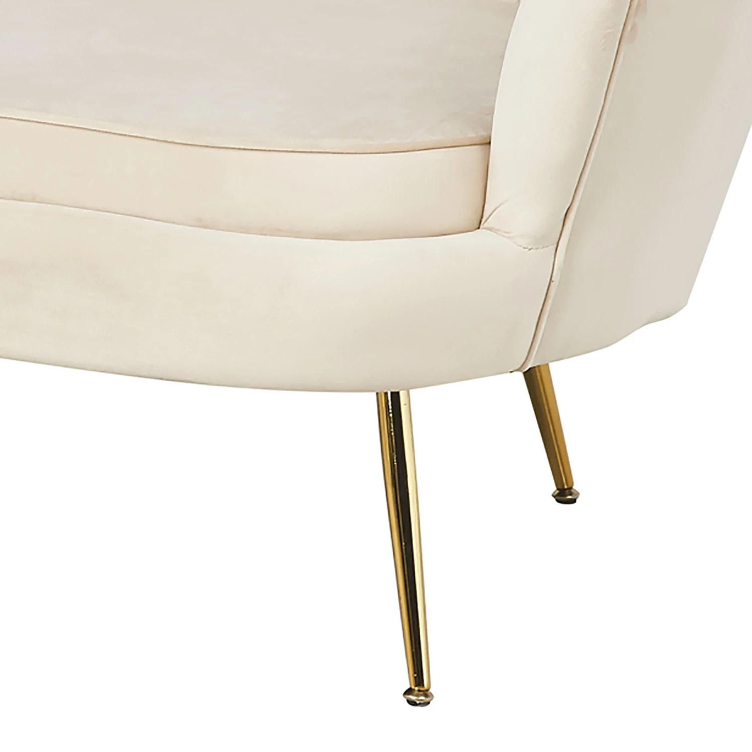 Norrwood Sofa Ralemo (3-Sitzer) - Samt - Creme 8 Norrwood Sofa Ralemo (3-Sitzer) - Samt - Creme – Bild 8