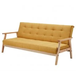 Norrwood Schlafsofa Pamban I - Strukturstoff - Senfgelb