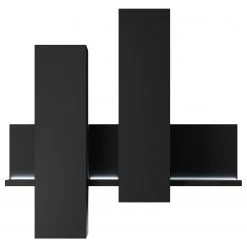 Loftscape Wohnwand Littor (3-teilig) - inkl. Beleuchtung - Schwarz -Wohnzimmermöbel boutique en ligne 1000339744 220311 070 DETAILS P000000001000339744