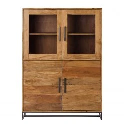 Ars manufacti Highboard Woodson - Akazie massiv / Metall - Akazie Hellbraun -Wohnzimmermöbel boutique en ligne 1000339795 220311 030 DETAILS P000000001000339795