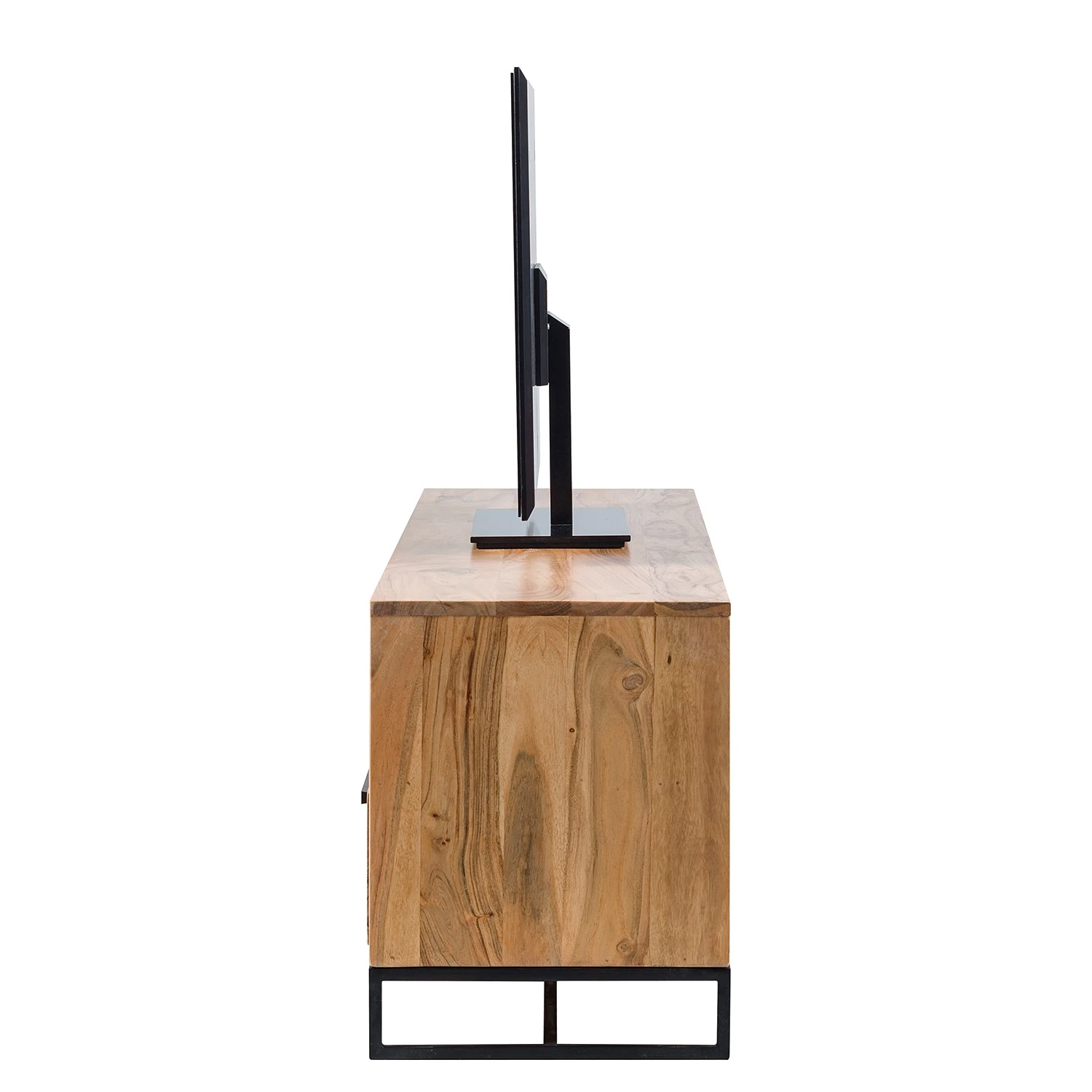 Ars manufacti TV-Lowboard Woodson V - Akazie massiv / Metall - Akazie Hellbraun 4 Ars manufacti TV-Lowboard Woodson V - Akazie massiv / Metall - Akazie Hellbraun – Bild 4