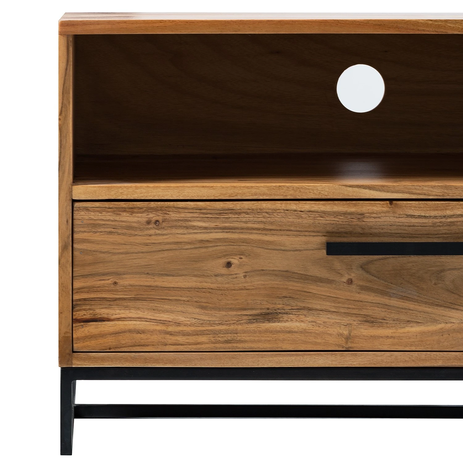 Ars manufacti TV-Lowboard Woodson V - Akazie massiv / Metall - Akazie Hellbraun 9 Ars manufacti TV-Lowboard Woodson V - Akazie massiv / Metall - Akazie Hellbraun – Bild 9