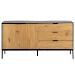 Red Living Sideboard Coogee III - Eiche Dekor / Schwarz 12 Red Living Sideboard Coogee III - Eiche Dekor / Schwarz -Wohnzimmermöbel boutique en ligne 1000340384 220318 040 DETAILS P000000001000340384