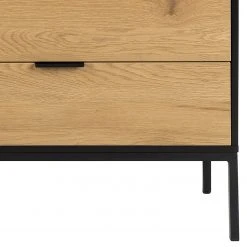 Red Living Sideboard Coogee III - Eiche Dekor / Schwarz 17 Red Living Sideboard Coogee III - Eiche Dekor / Schwarz -Wohnzimmermöbel boutique en ligne 1000340384 220318 080 DETAILS P000000001000340384