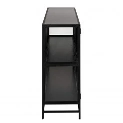 Red Living Sideboard Coogee IV - Glas / Metall - Schwarz 14 Red Living Sideboard Coogee IV - Glas / Metall - Schwarz -Wohnzimmermöbel boutique en ligne 1000340385 220318 050 DETAILS P000000001000340385