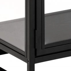 Red Living Sideboard Coogee IV - Glas / Metall - Schwarz 15 Red Living Sideboard Coogee IV - Glas / Metall - Schwarz -Wohnzimmermöbel boutique en ligne 1000340385 220318 060 DETAILS P000000001000340385