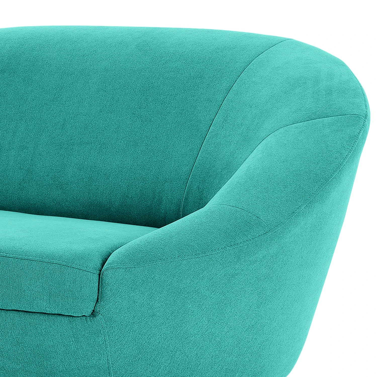 Looks by Wolfgang Joop Sofa Glenrock I (2-Sitzer) - Microfaser Savi: Türkis 4 Looks by Wolfgang Joop Sofa Glenrock I (2-Sitzer) - Microfaser Savi: Türkis – Bild 4