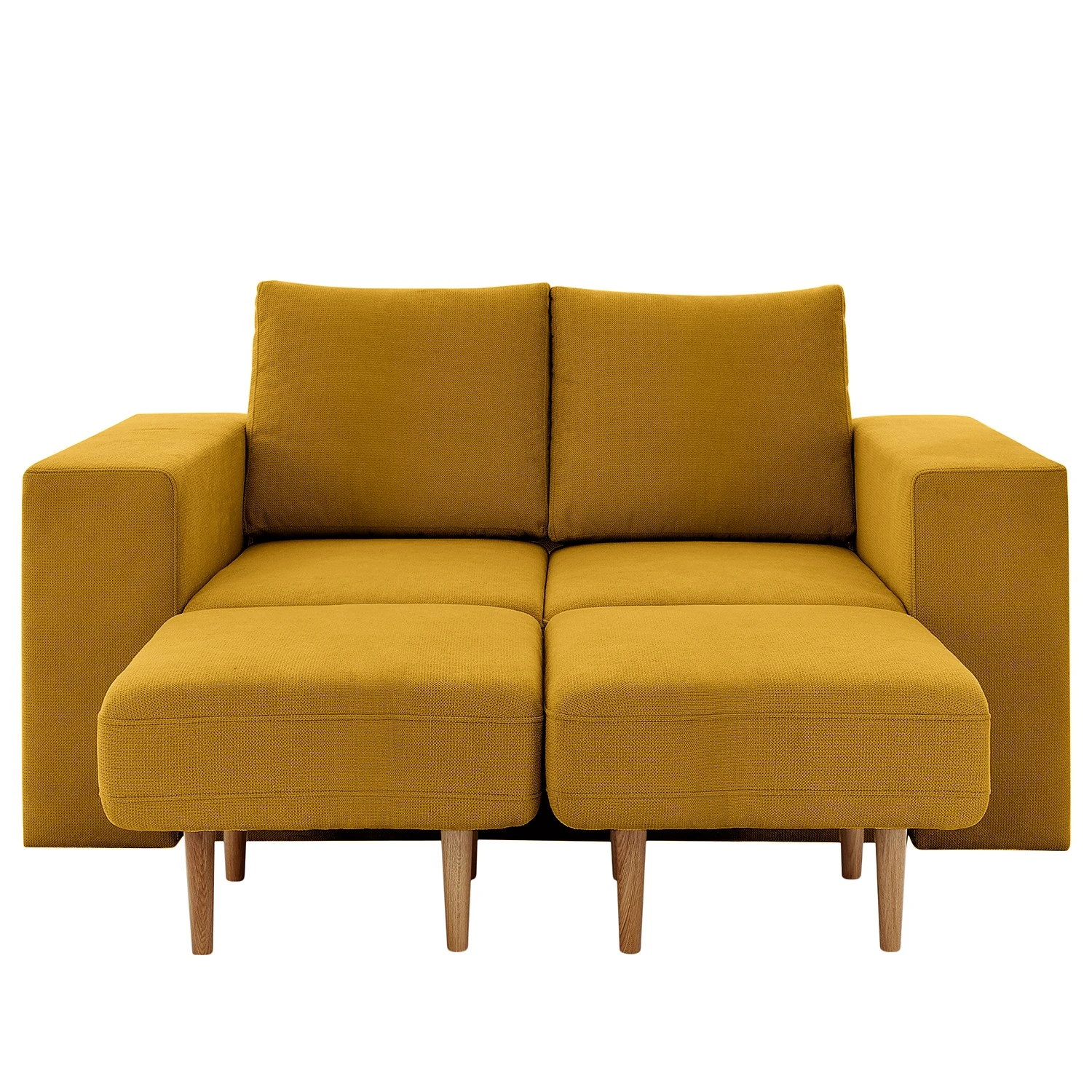 Looks by Wolfgang Joop Sofa Looks V-2 (2-Sitzer) - Microfaser Marta: Senfgelb - Breite: 172 cm 8 Looks by Wolfgang Joop Sofa Looks V-2 (2-Sitzer) - Microfaser Marta: Senfgelb - Breite: 172 cm – Bild 8