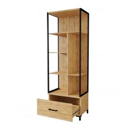 Red Living Büroregal Sonny - Wotaneiche Dekor / Schwarz 10 Red Living Büroregal Sonny - Wotaneiche Dekor / Schwarz -Wohnzimmermöbel boutique en ligne 1000341080 220322 030 DETAILS P000000001000341080