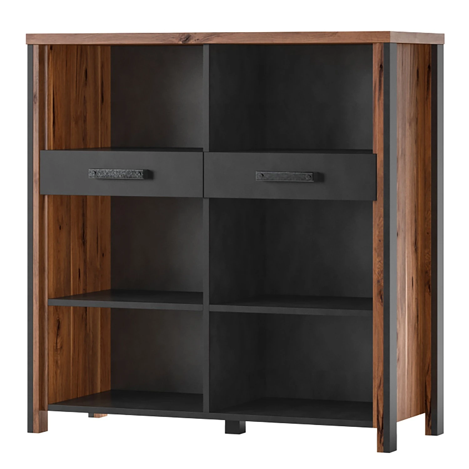 Red Living Regal Belchatow - Eiche Dekor / Anthrazit 1 Red Living Regal Belchatow - Eiche Dekor / Anthrazit