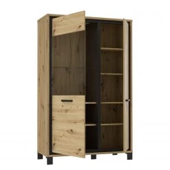 Loftscape Wohnwand Egan (4-teilig) - Eiche Artisan Dekor / Eiche Schwarz Dekor 16 Loftscape Wohnwand Egan (4-teilig) - Eiche Artisan Dekor / Eiche Schwarz Dekor -Wohnzimmermöbel boutique en ligne 1000341907 220331 045 DETAILS P000000001000341907