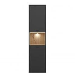 Loftscape Wohnwand Mazzo (4-teilig) - Schwarz / Eiche Artisan Dekor 22 Loftscape Wohnwand Mazzo (4-teilig) - Schwarz / Eiche Artisan Dekor -Wohnzimmermöbel boutique en ligne 1000341908 220331 040 DETAILS P000000001000341908