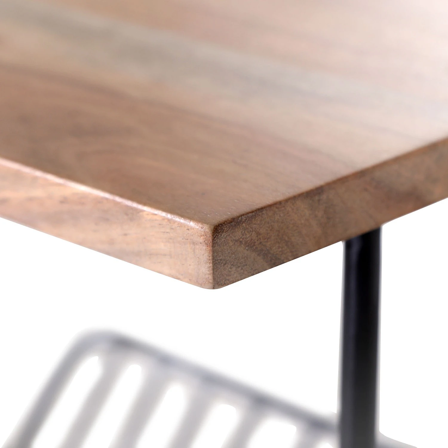 Red Living Beistelltisch Ugo V - Mango massiv / Metall - Mango / Schwarz 4 Red Living Beistelltisch Ugo V - Mango massiv / Metall - Mango / Schwarz – Bild 4