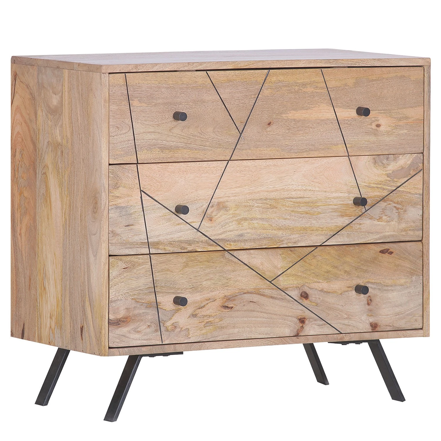 Naturoo Kommode Pic - Mango massiv 1 Naturoo Kommode Pic - Mango massiv