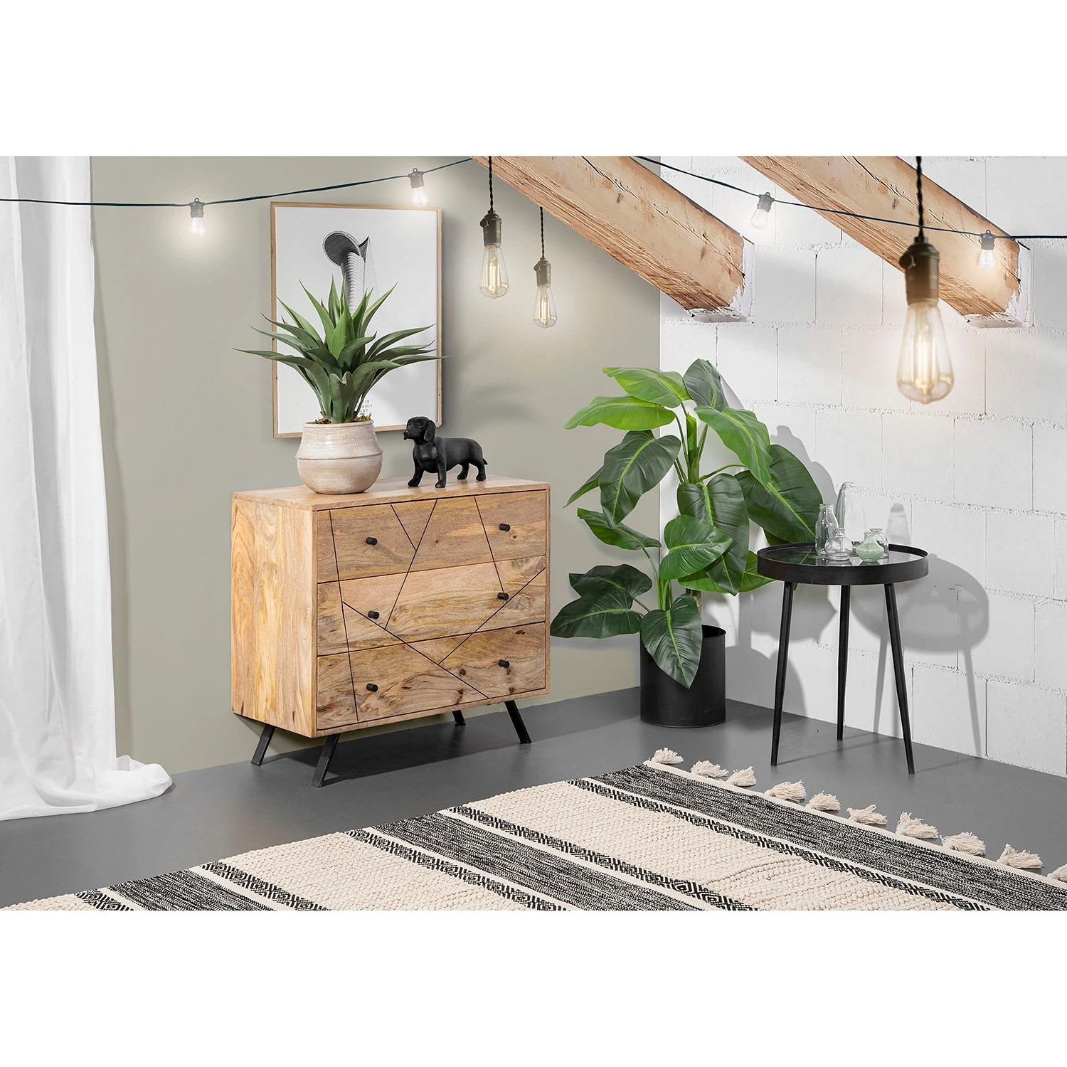 Naturoo Kommode Pic - Mango massiv 2 Naturoo Kommode Pic - Mango massiv – Bild 2