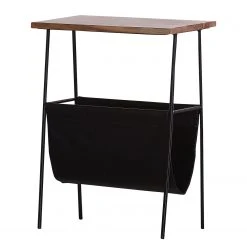 Red Living Beistelltisch Ugo IV - Mango massiv / Metall - Mango / Schwarz