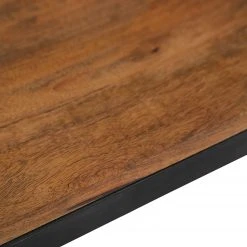 Red Living Beistelltisch Ugo II - Mango massiv / Metall - Mango / Schwarz -Wohnzimmermöbel boutique en ligne 1000341967 220331 040 DETAILS P000000001000341967