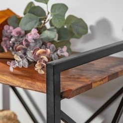 Red Living Regal Ugo II - Mango massiv / Metall - Mango / Schwarz -Wohnzimmermöbel boutique en ligne 1000341970 220331 072 DETAILS P000000001000341970