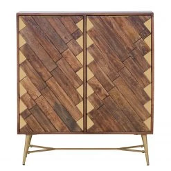 Red Living Kommode Nook - Mango massiv / Metall - Mango / Gold -Wohnzimmermöbel boutique en ligne 1000341972 220331 030 DETAILS P000000001000341972