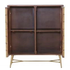 Red Living Kommode Nook - Mango massiv / Metall - Mango / Gold -Wohnzimmermöbel boutique en ligne 1000341972 220331 040 DETAILS P000000001000341972